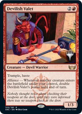 Devilish Valet card image