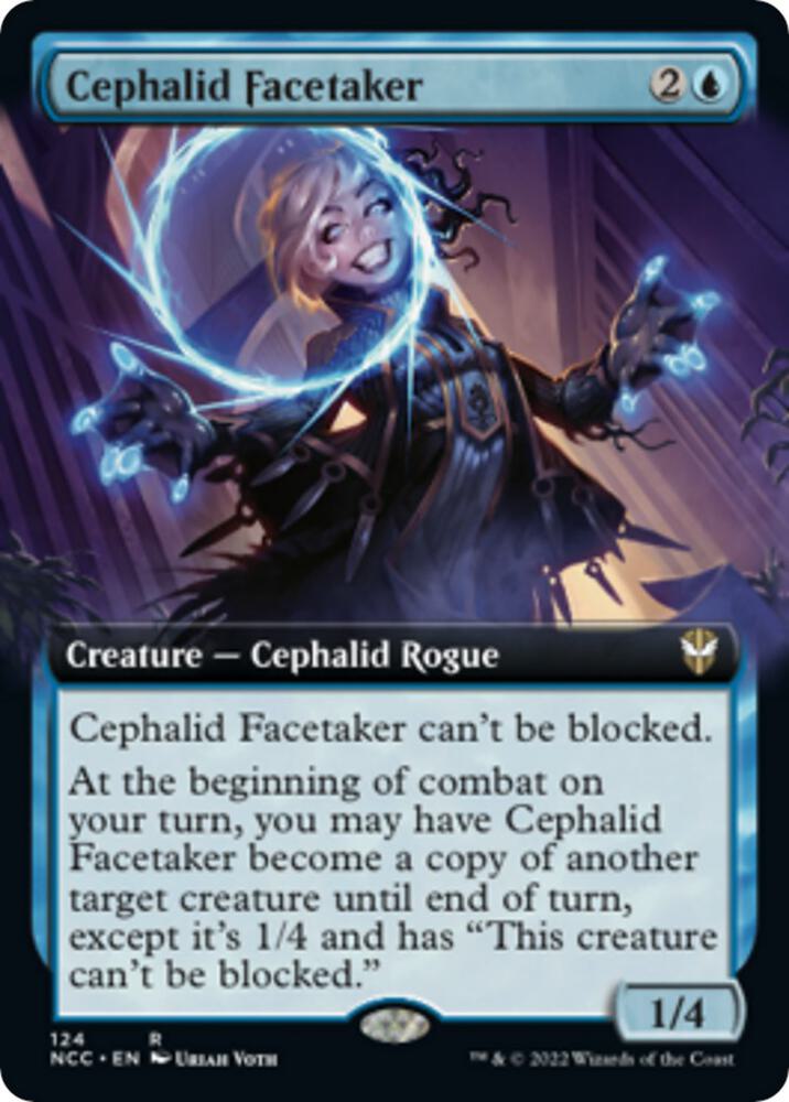 Cephalid Facetaker (Extended Art) card image