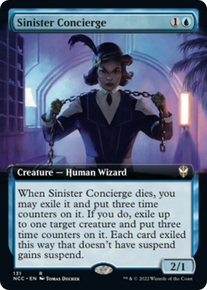 Sinister Concierge (Extended Art) card image