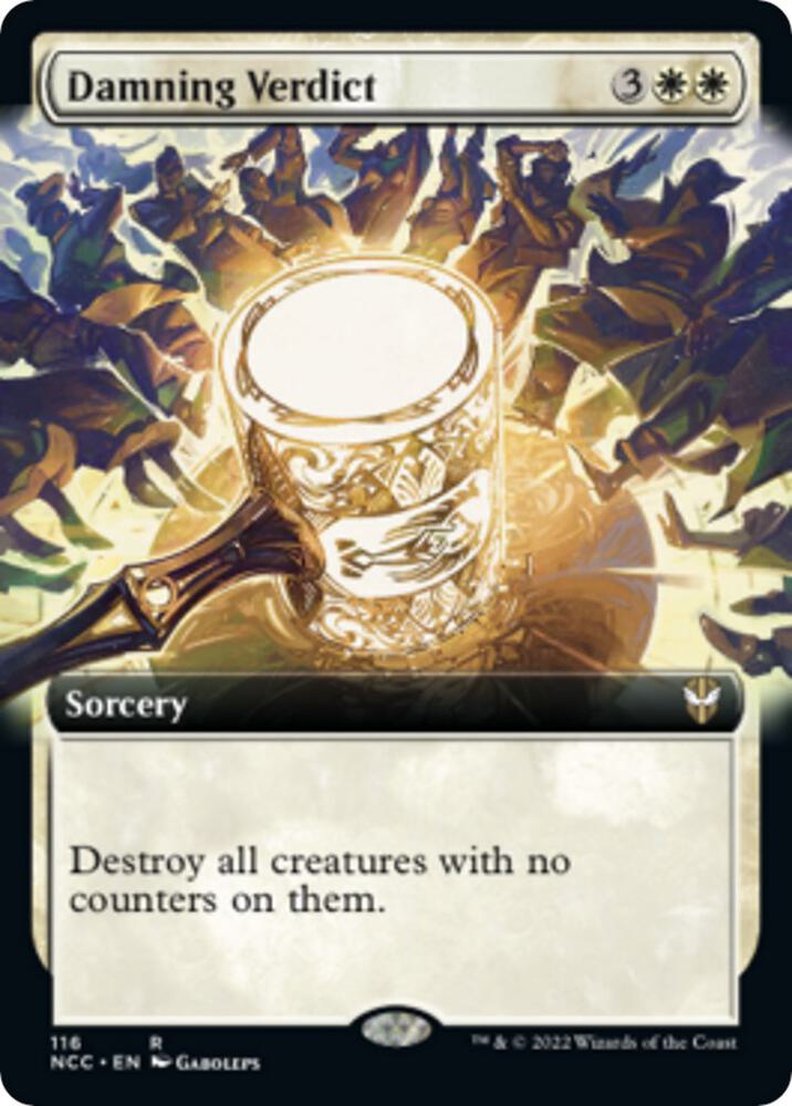 Damning Verdict (Extended Art) card image