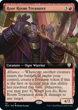 Rose Room Treasurer (Extended Art) card image