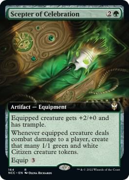 Scepter of Celebration (Extended Art) card image