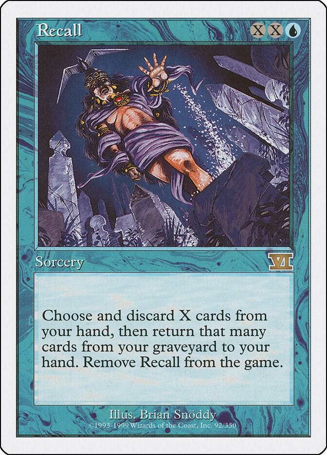Recall card image