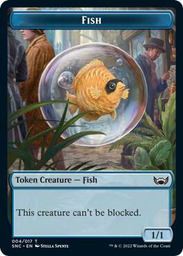 Fish // Rogue Double-Sided Token card image