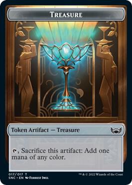 Treasure (017) // Rogue Double-Sided Token card image