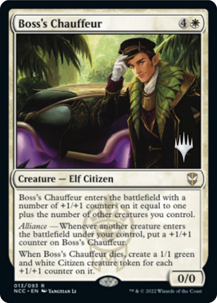 Boss's Chauffeur card image