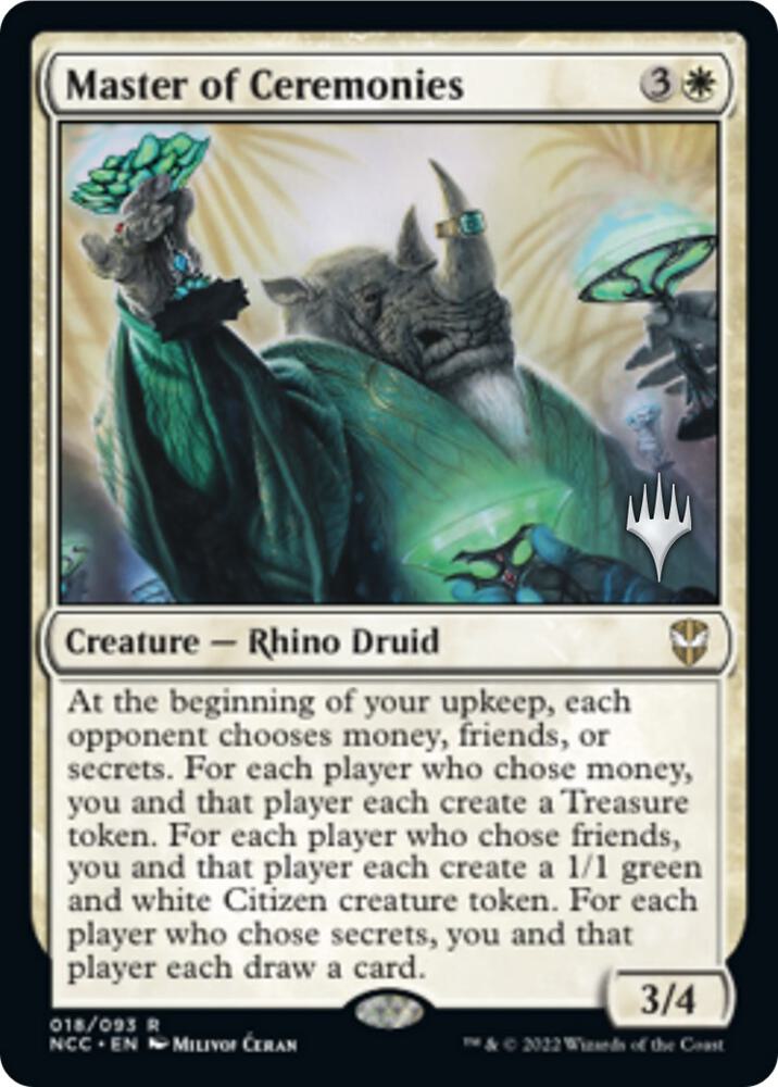 Master of Ceremonies card image