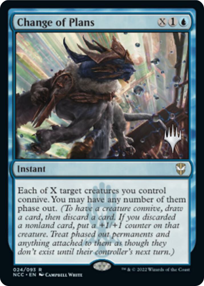 Change of Plans card image