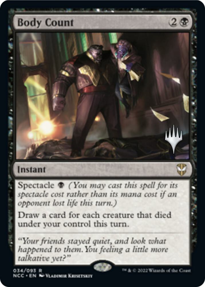 Body Count card image