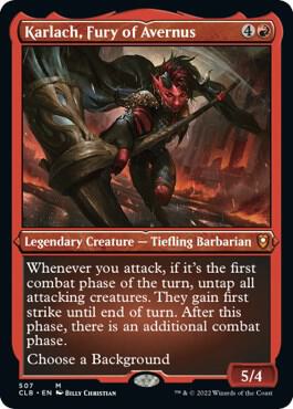 Karlach, Fury of Avernus (Foil Etched) card image