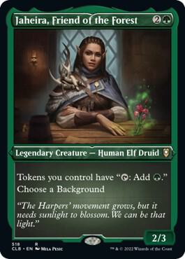 Jaheira, Friend of the Forest (Foil Etched) card image