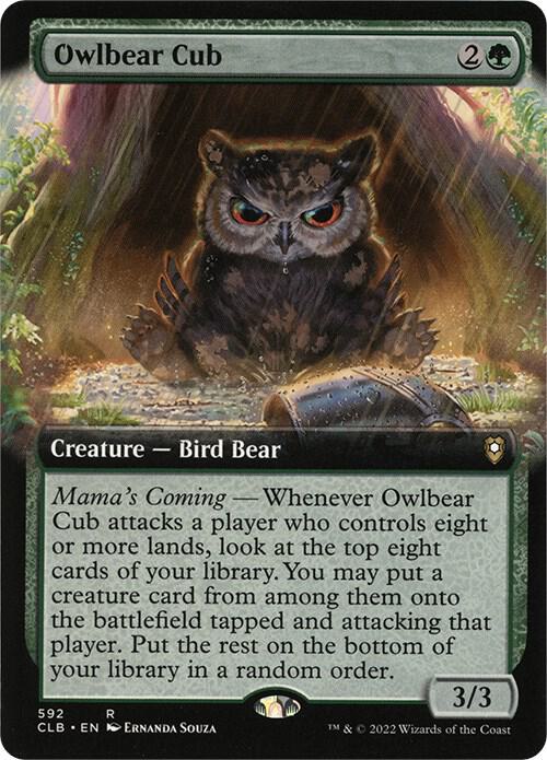 Owlbear Cub (Extended Art) card image