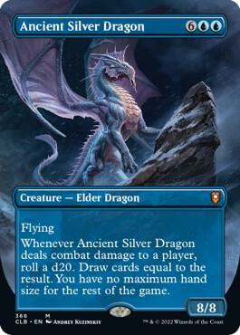 Ancient Silver Dragon (Borderless) card image
