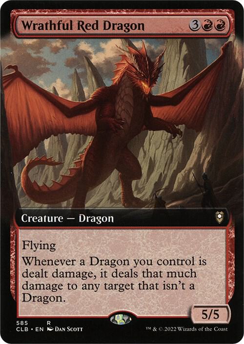 Wrathful Red Dragon (Extended Art) card image