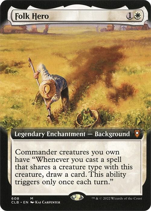 Folk Hero (Extended Art) card image