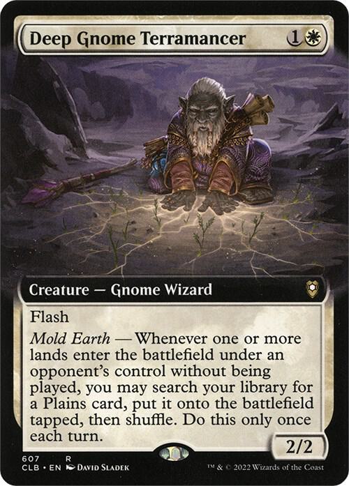 Deep Gnome Terramancer (Extended Art) card image