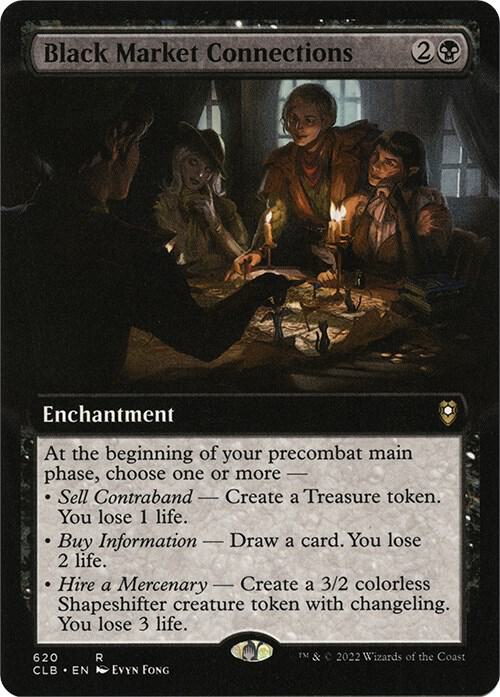 Black Market Connections (Extended Art) card image