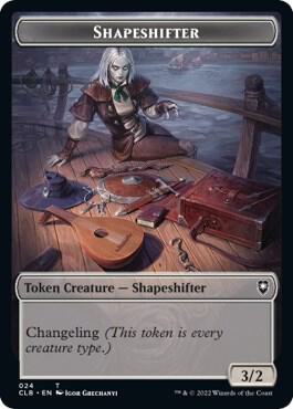 Shapeshifter (024) // Shapeshifter (028) Double-Sided Token card image