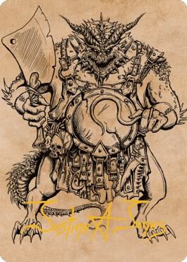 Thrakkus the Butcher Art Card (Gold-Stamped Signature) card image
