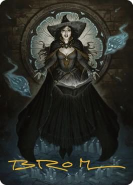 Tasha, the Witch Queen Art Card (76/81) (Gold-Stamped Signature) card image