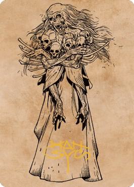 Myrkul, Lord of Bones Art Card (73/81) (Gold-Stamped Signature) card image