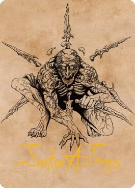 Bhaal, Lord of Murder Art Card (Gold-Stamped Signature) card image
