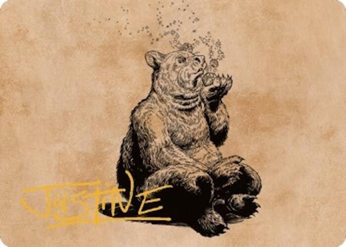 Wilson, Refined Grizzly Art Card (Gold-Stamped Signature) card image