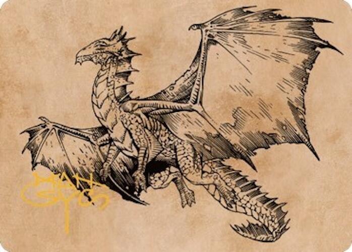 Ancient Bronze Dragon Art Card (58/81) (Gold-Stamped Signature) card image
