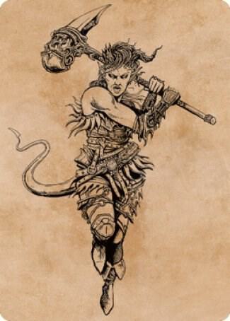 Karlach, Fury of Avernus Art Card (54/81) card image