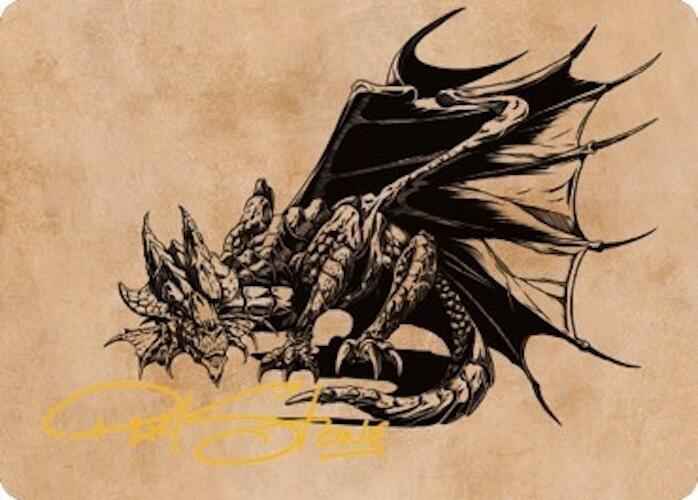 Ancient Copper Dragon Art Card (52/81) (Gold-Stamped Signature) card image
