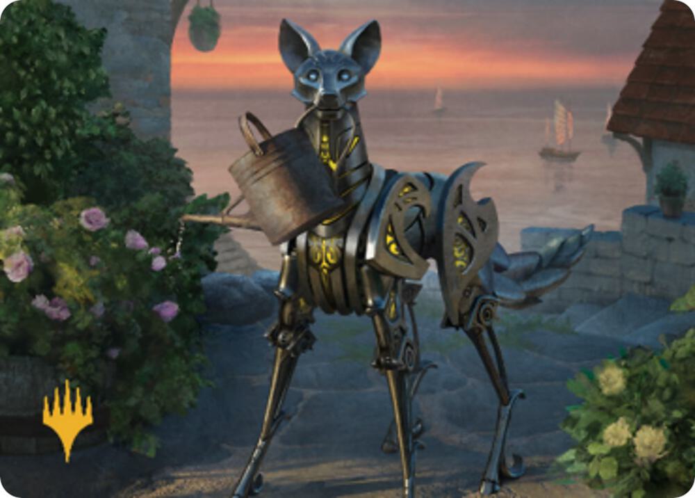 Clockwork Fox Art Card (Gold-Stamped) card image