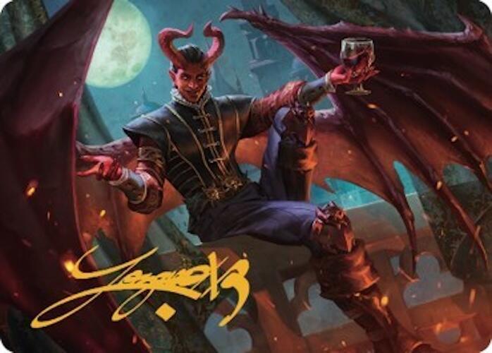 Raphael, Fiendish Savior Art Card (40/81) (Gold-Stamped Signature) card image