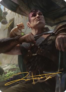 Minsc & Boo, Timeless Heroes Art Card (38/81) (Gold-Stamped Signature) card image