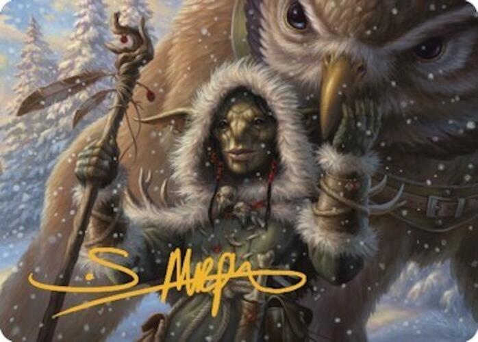 Owlbear Shepherd Art Card (Gold-Stamped Signature) card image