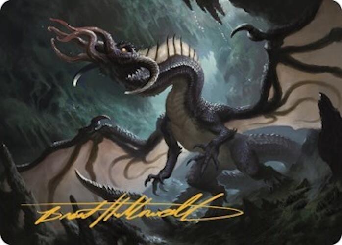 Brainstealer Dragon Art Card (Gold-Stamped Signature) card image