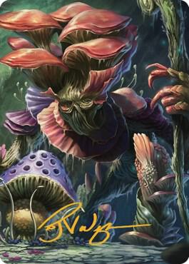 Myconid Adult Art Card (Gold-Stamped Signature) card image