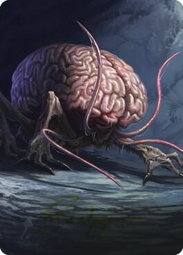 Intellect Devourer Art Card (Gold-Stamped Signature) card image