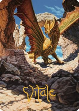 Ancient Brass Dragon Art Card (2/81) (Gold-Stamped Signature) card image