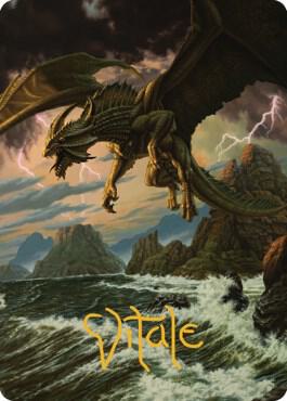 Ancient Bronze Dragon Art Card (3/81) (Gold-Stamped Signature) card image