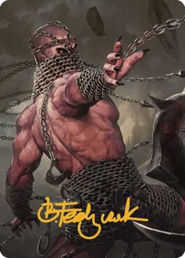 Chain Devil Art Card (Gold-Stamped Signature) card image