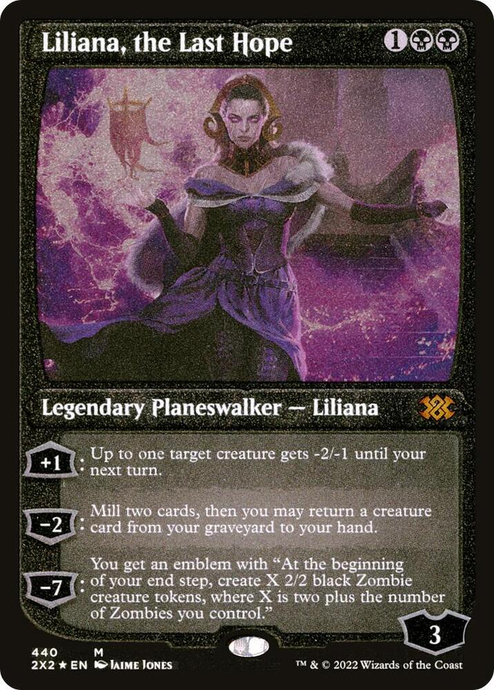 Liliana, the Last Hope (Foil Etched) card image