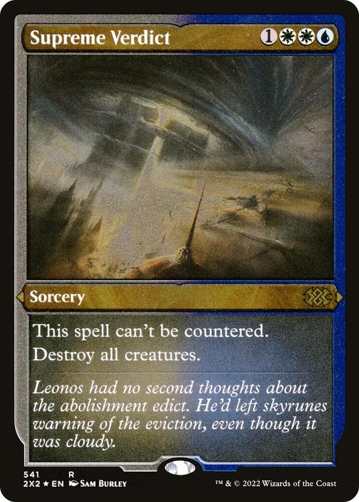 Supreme Verdict (Foil Etched) card image