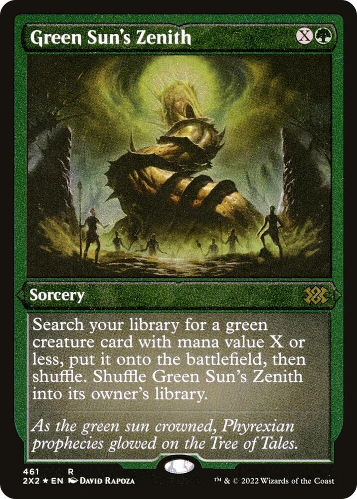 Green Sun's Zenith (Foil Etched) card image