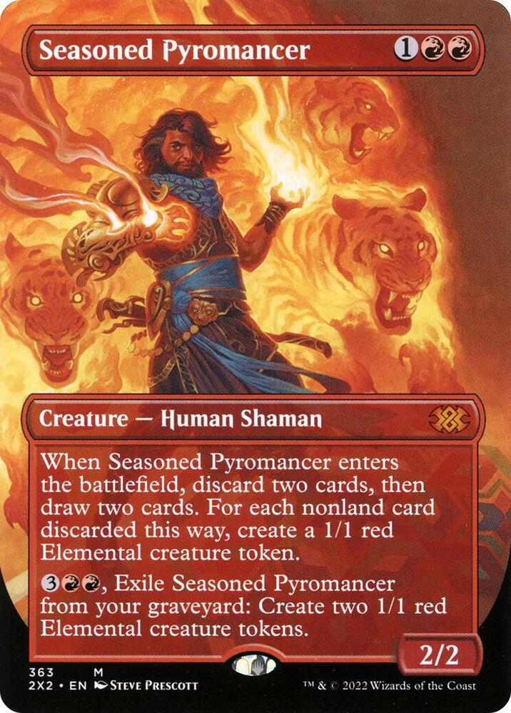 Seasoned Pyromancer (Borderless) card image