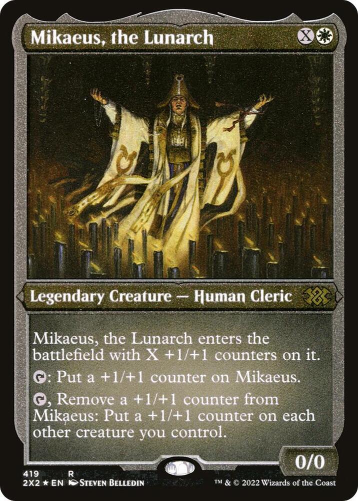 Mikaeus, the Lunarch (Foil Etched) card image