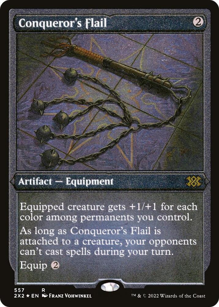 Conqueror's Flail (Foil Etched) card image