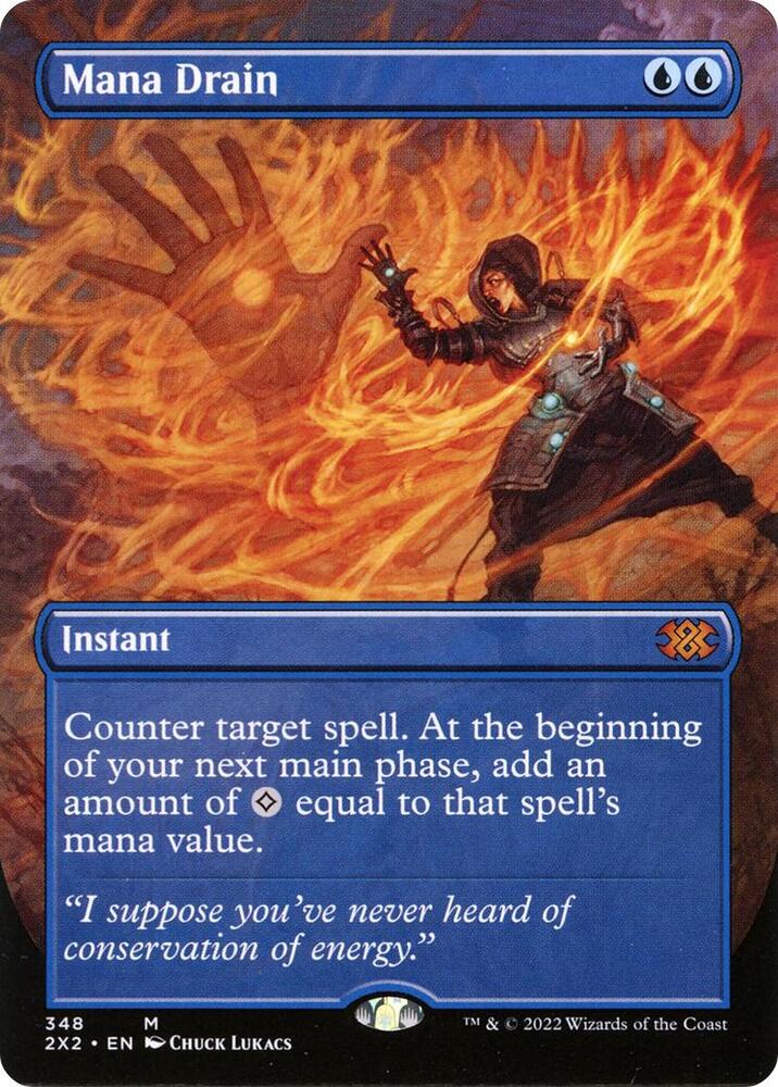 Mana Drain (Borderless) card image
