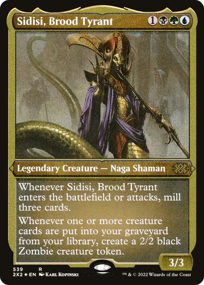 Sidisi, Brood Tyrant (Foil Etched) card image