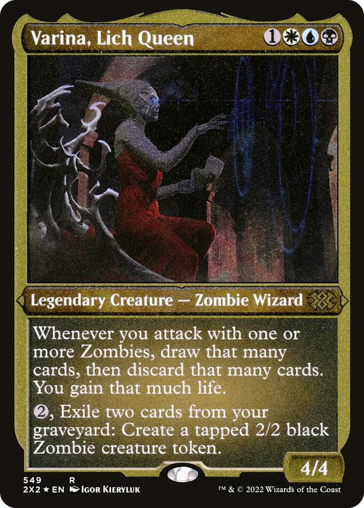 Varina, Lich Queen (Foil Etched) card image