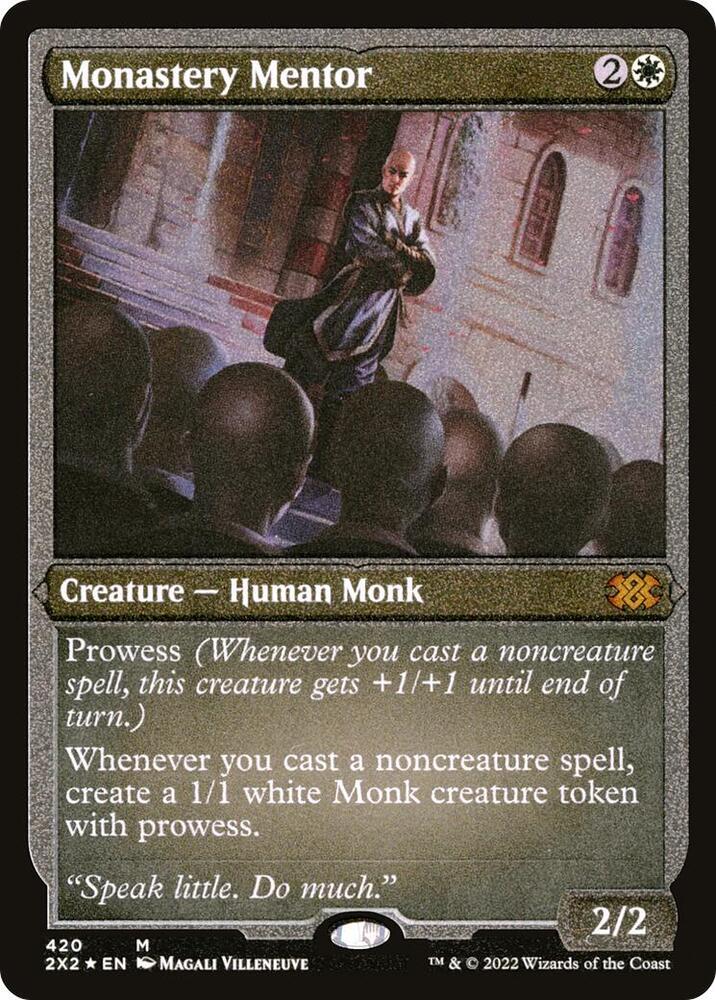 Monastery Mentor (Foil Etched) card image